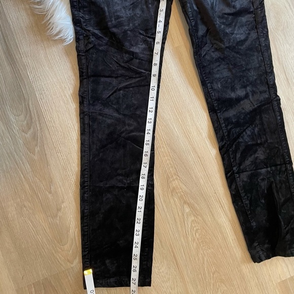 Paige Hoxton Ankle Peg Black Velvet Pants - Picture 12 of 15